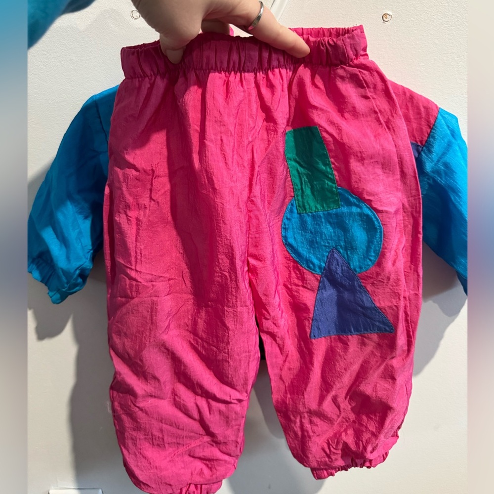 Adorableeeee 90’s windbreaker 2pc set - Picture 3 of 4